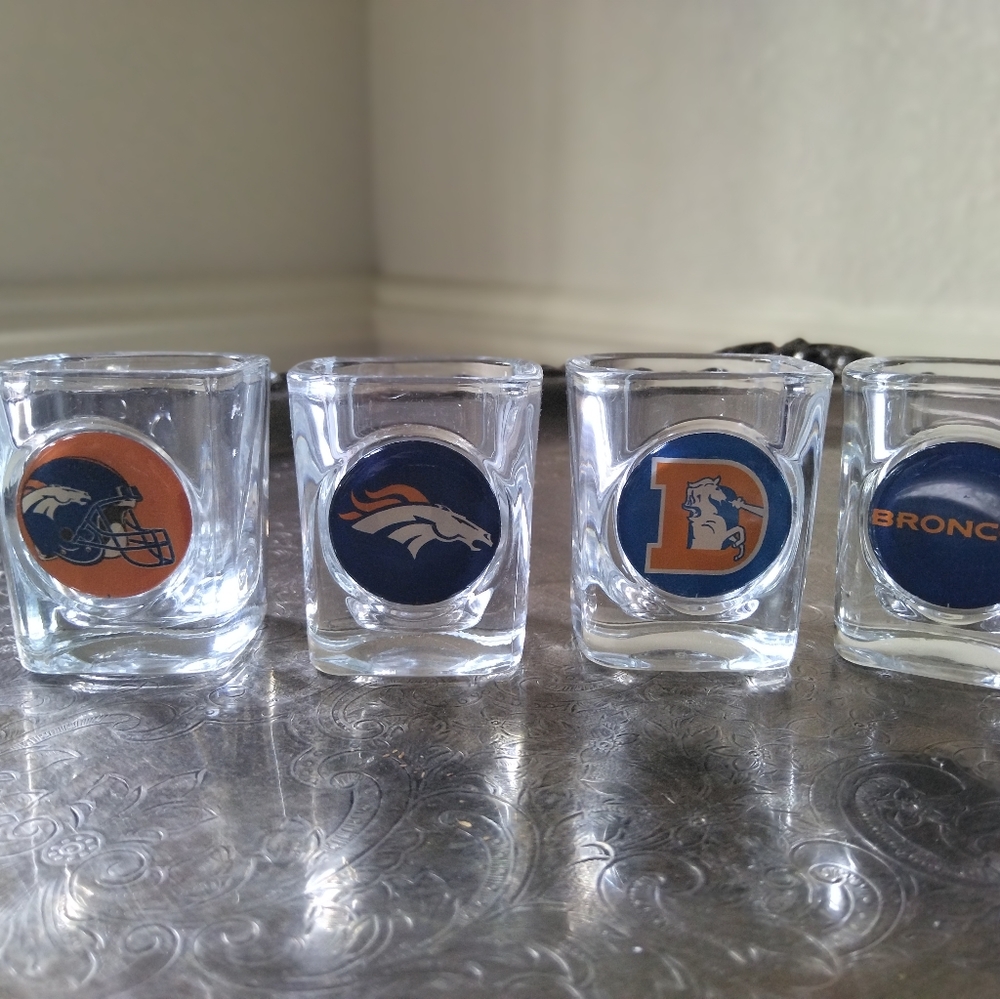 Denver Broncos Shot Glasses